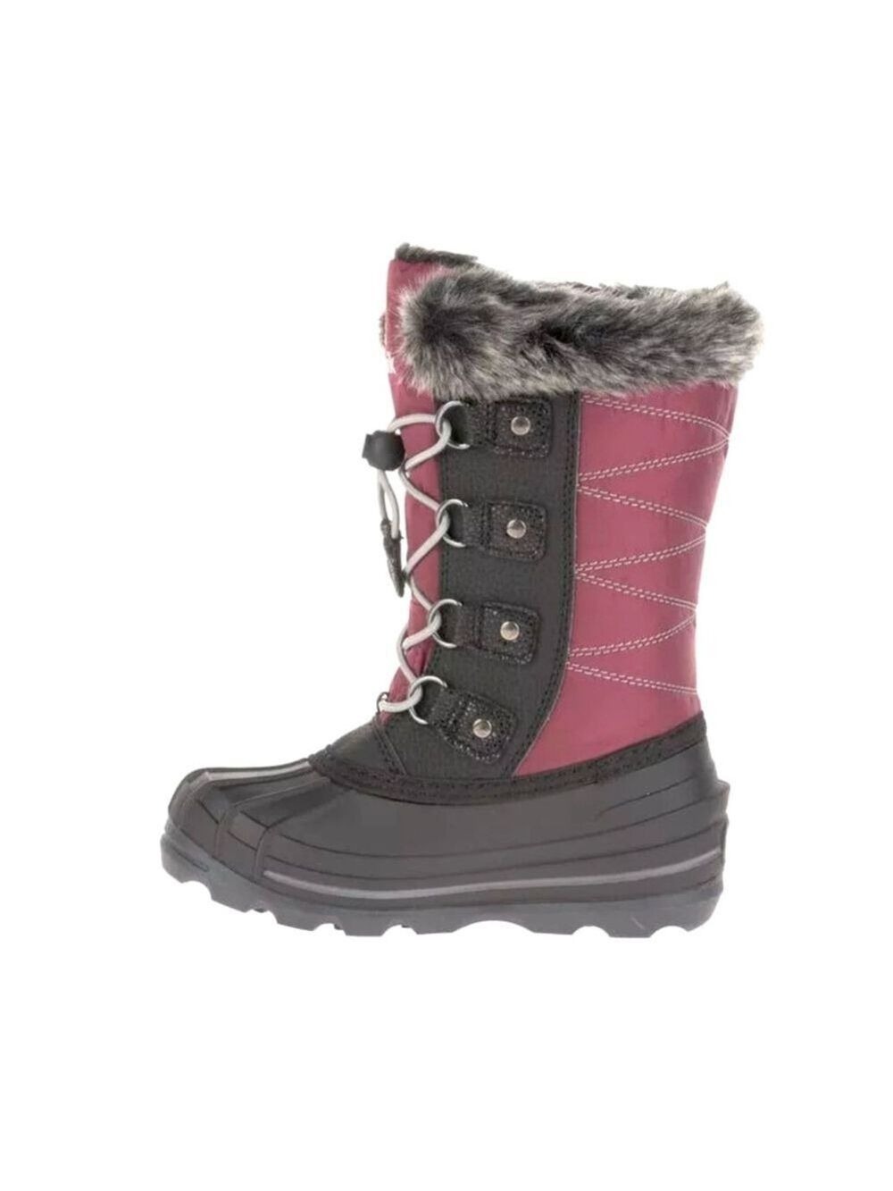 Kamik Frosty Lake Kid's Winter Boots, Burgundy SIZE 4